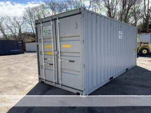 20′ x 8′ x 8,5′ hoch - Neuer zweitüriger Versand-/Lagerbehälter - Grau
