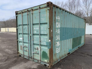 20′ x 8′ x 8.5′ Hoch- Gebrauchter Versand-/Lagercontainer - Grün