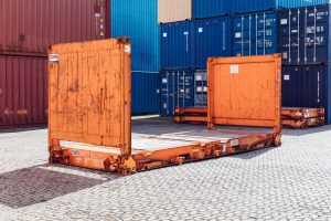 20 Fuß Gebraucht Flat-Rack-Container