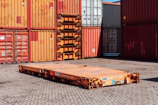 20ft-shipping-container-flat-rack-used-red-brown-folded-corner-scaled-1-1200x800 20 Fuß Gebraucht Flat-Rack-Container
