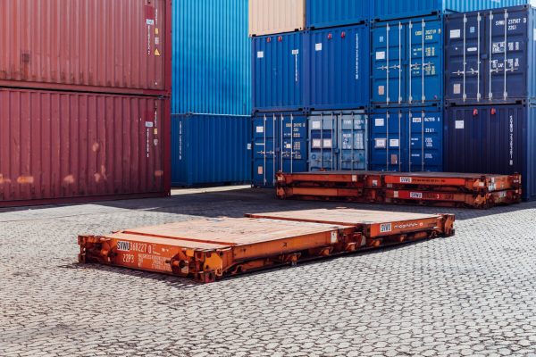 20ft-shipping-container-flat-rack-used-red-brown-folded-scaled-1-1200x800 20 Fuß Gebraucht Flat-Rack-Container