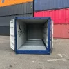 20OD200220RAL5013 20 Fuss Container mit offener Seite und Auffangwanne