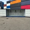 20OD200620RAL5013 20 Fuss Container mit offener Seite und Auffangwanne