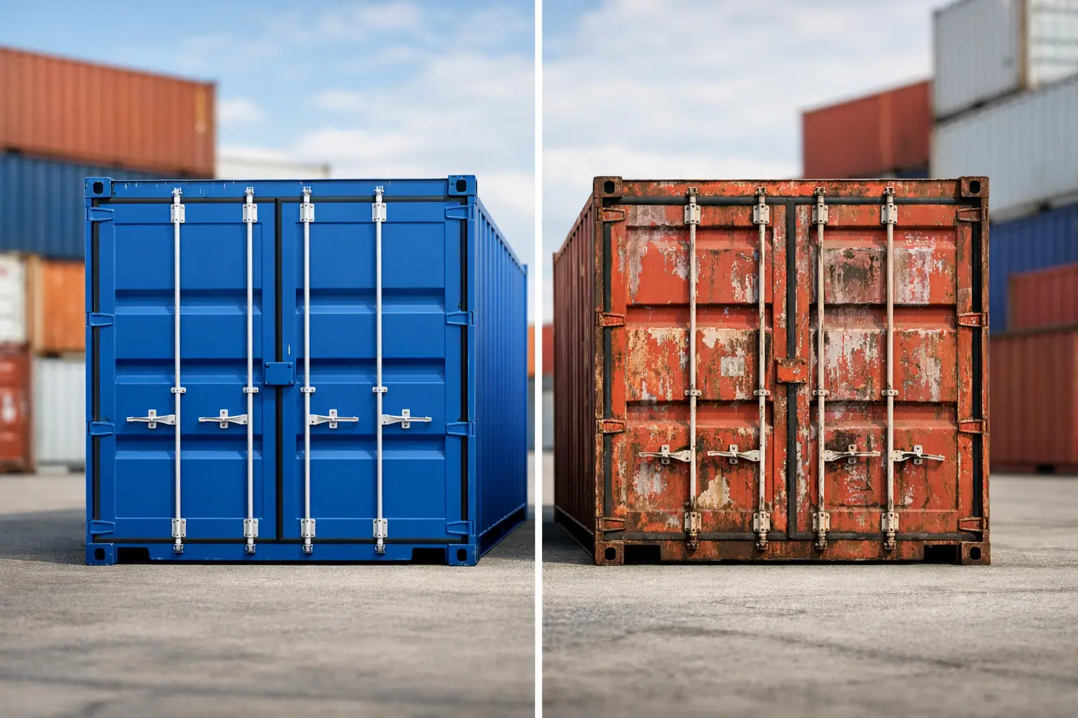 Container neu oder gebraucht kaufen?